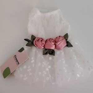 NWT Dog Wedding/Flower Girl Dress